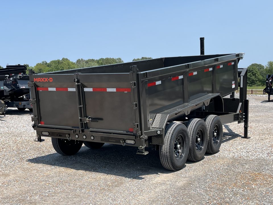 New 2027 MAXXD 83"X16' 21K Telescopic Gooseneck Dump Trailer