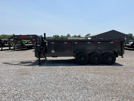 New 2027 MAXXD 83"X16' 21K Telescopic Gooseneck Dump Trailer