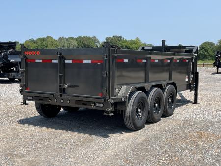 New 2027 MAXXD 83"X16' 21K Telescopic Gooseneck Dump Trailer