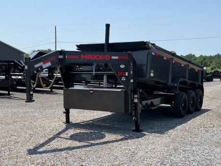 New 2027 MAXXD 83"X16' 21K Telescopic Gooseneck Dump Trailer