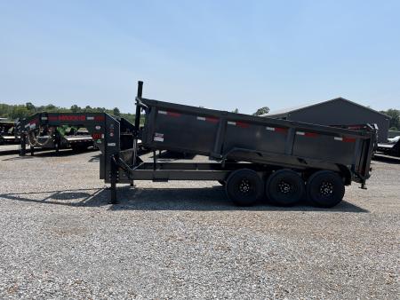 New 2027 MAXXD 83"X16' 21K Telescopic Gooseneck Dump Trailer