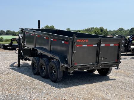 New 2027 MAXXD 83"X16' 21K Telescopic Gooseneck Dump Trailer