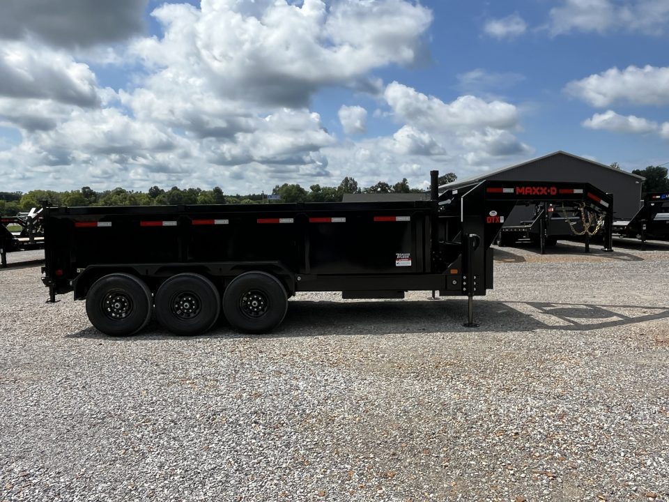 New 2027 MAXXD 83"X16' 21K Telescopic Gooseneck Dump Trailer