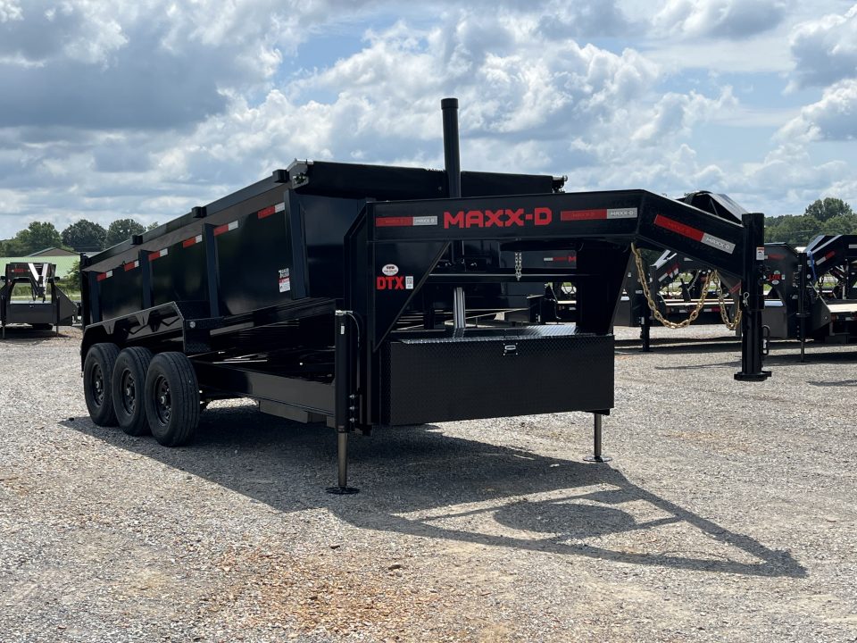 New 2027 MAXXD 83"X16' 21K Telescopic Gooseneck Dump Trailer