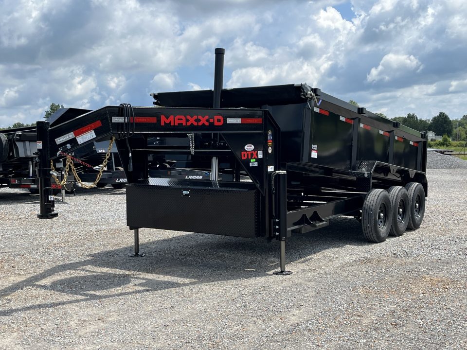 New 2027 MAXXD 83"X16' 21K Telescopic Gooseneck Dump Trailer