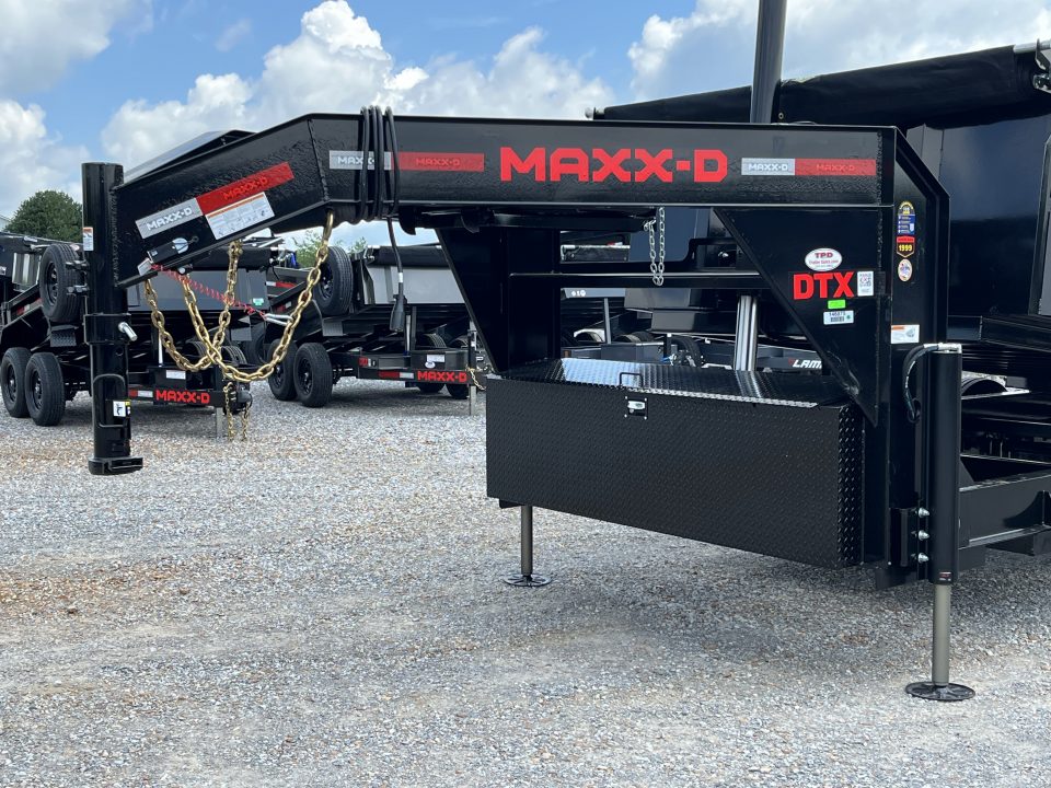 New 2027 MAXXD 83"X16' 21K Telescopic Gooseneck Dump Trailer