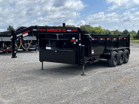 New 2027 MAXXD 83"X16' 21K Telescopic Gooseneck Dump Trailer