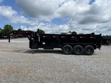 New 2027 MAXXD 83"X16' 21K Telescopic Gooseneck Dump Trailer