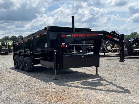 New 2027 MAXXD 83 X16' 21K Telescopic Gooseneck Dump Trailer