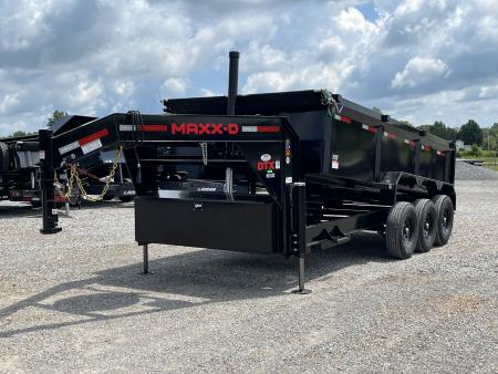 New 2027 MAXXD 83"X16' 21K Telescopic Gooseneck Dump Trailer