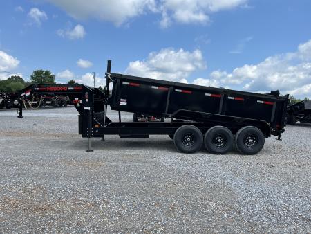 New 2027 MAXXD 83"X16' 21K Telescopic Gooseneck Dump Trailer