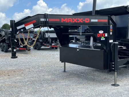 New 2027 MAXXD 83"X16' 21K Telescopic Gooseneck Dump Trailer
