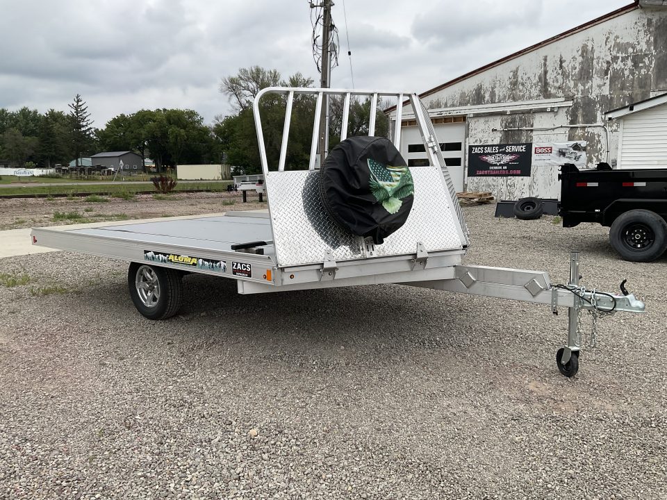 Used 2022 Aluma 8612DH Snowmobile Trailer
