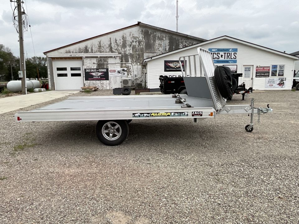 Used 2022 Aluma 8612DH Snowmobile Trailer