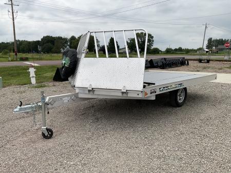 Used 2022 Aluma 8612DH Snowmobile Trailer