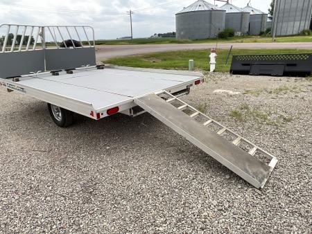 Used 2022 Aluma 8612DH Snowmobile Trailer