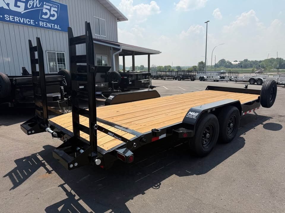 New ETB 83X20 (18+2) 10K EQUIPMENT TRAILER - BLACK