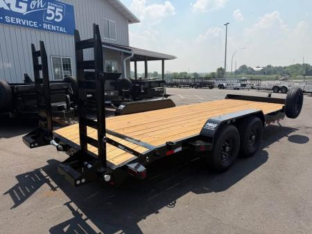 New ETB 83X20 (18+2) 10K EQUIPMENT TRAILER - BLACK
