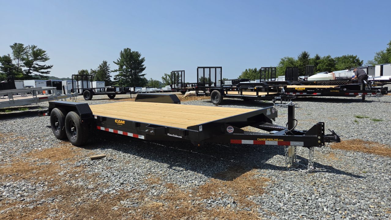 New 2026 Cam Superline 7X20TA WOOD DECK Car Hauler