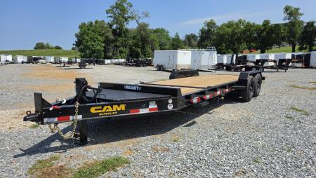 New 2026 Cam Superline 7 x 22 (18+4) Beast Split Tilt 17.6K Tilt Trailer