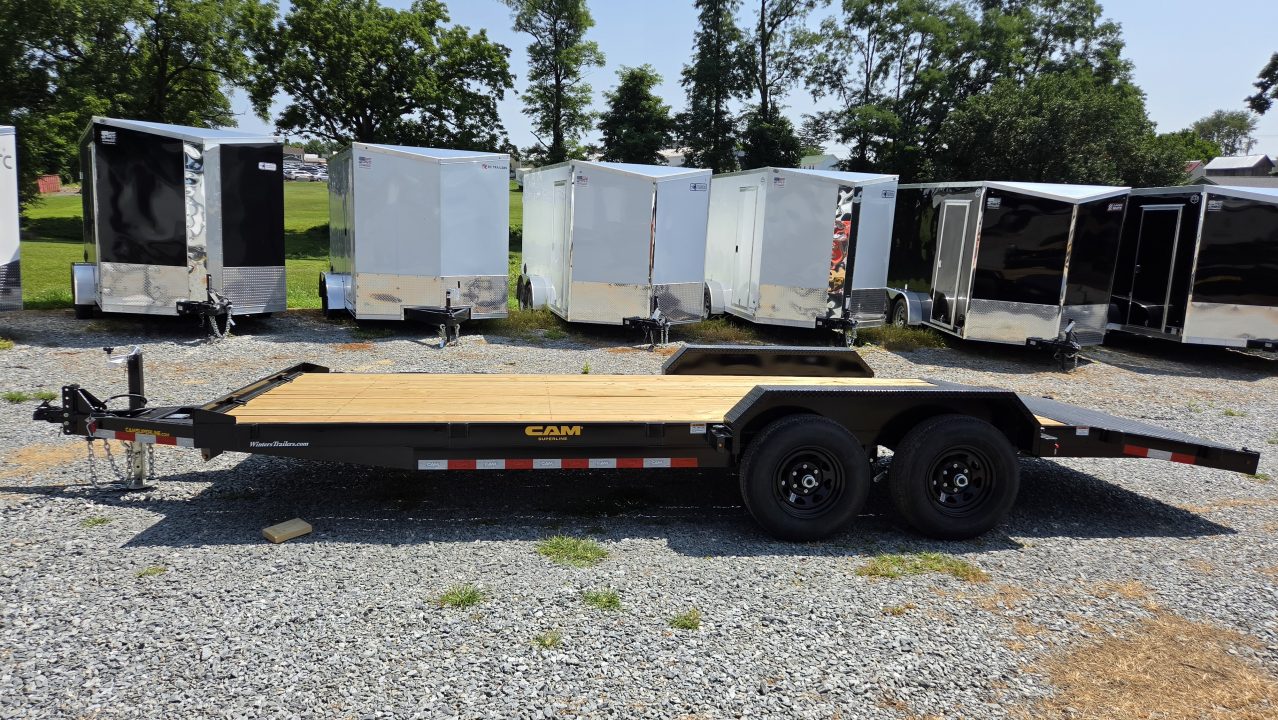 New 2026 Cam Superline 7X20TA WOOD DECK Car Hauler