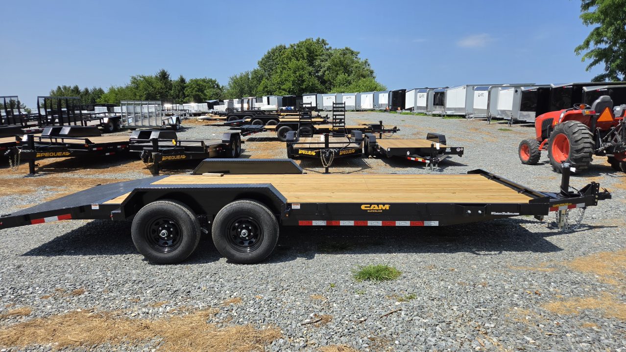 New 2026 Cam Superline 7X20TA WOOD DECK Car Hauler