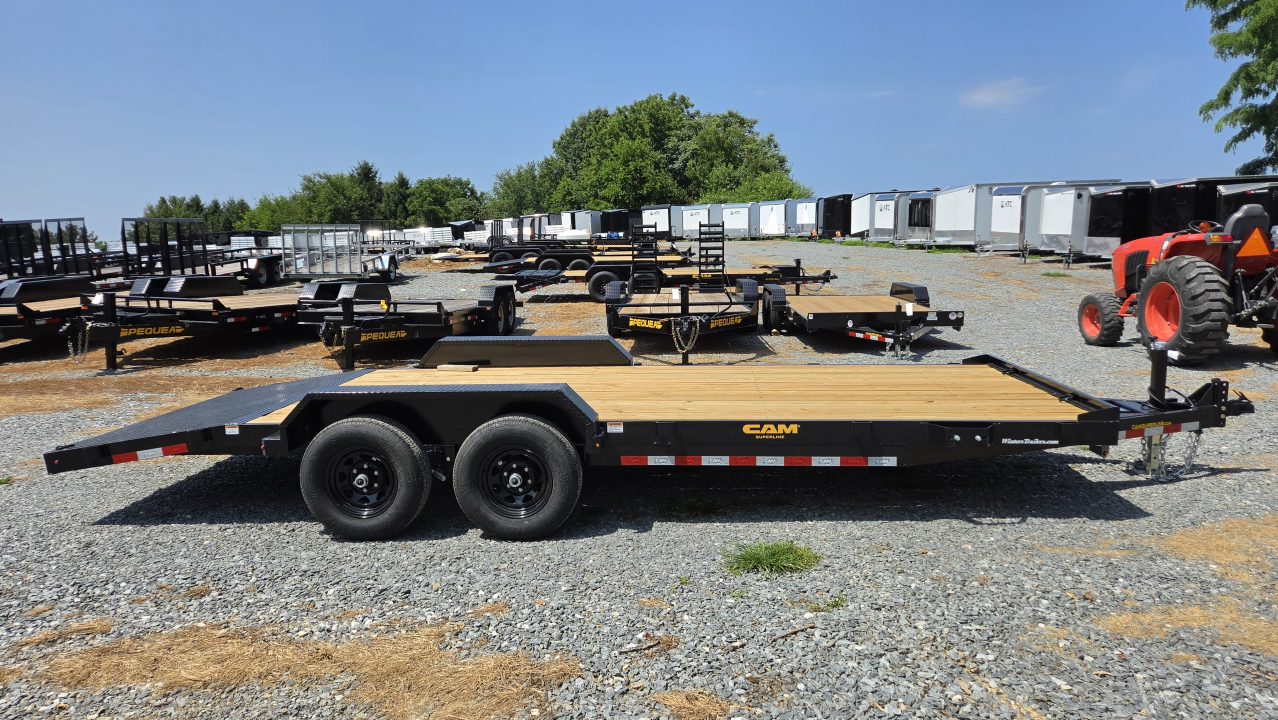 New 2026 Cam Superline 7X20TA WOOD DECK Car Hauler