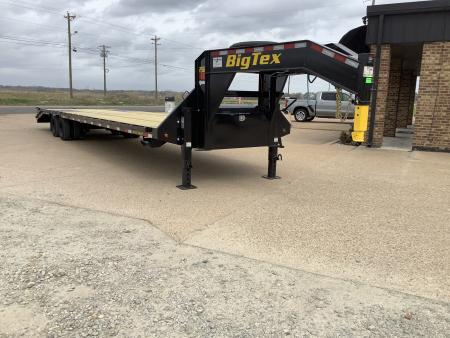 New 2027 Big Tex Trailers 25GN 30+5 Mega Ramp Tandem Dual Gooseneck Trailer (25.9K)