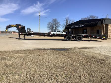 New 2027 Big Tex Trailers 22GN-28+5 Mega Ramp Tandem Dual Gooseneck Trailer (23.9K)