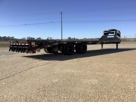 New 2027 Big Tex Trailers 22GN-28+5 Mega Ramp Tandem Dual Gooseneck Trailer (23.9K)