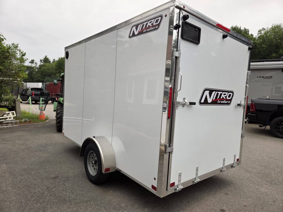 New 2027 Nitro 7x12 Aluminum Cargo trailer with torsion axle extra height & rear ramp Cargo / Enclosed Trailer