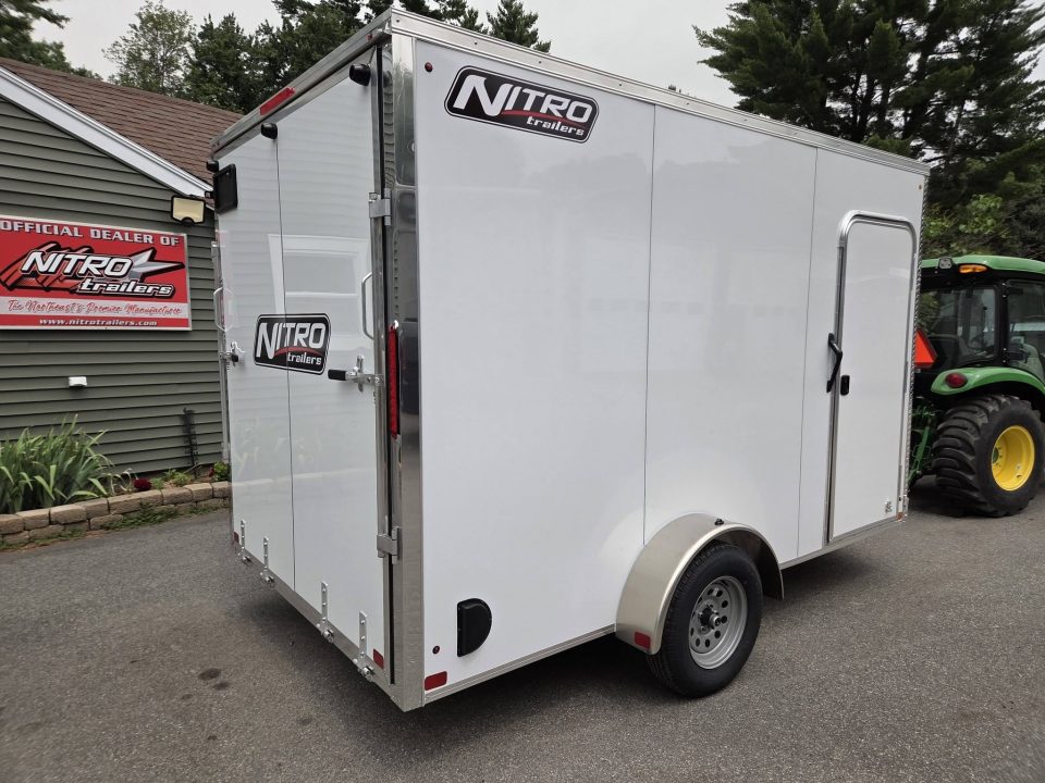 New 2027 Nitro 7x12 Aluminum Cargo trailer with torsion axle extra height & rear ramp Cargo / Enclosed Trailer