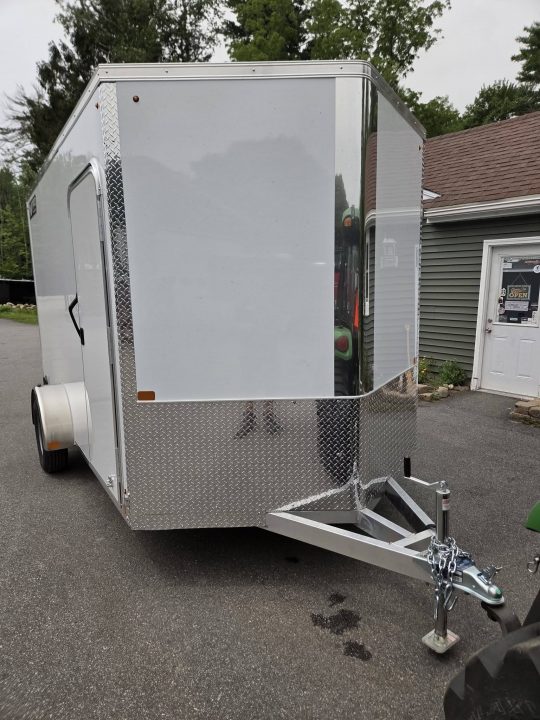 New 2027 Nitro 7x12 Aluminum Cargo trailer with torsion axle extra height & rear ramp Cargo / Enclosed Trailer