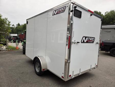 New 2027 Nitro 7x12 Aluminum Cargo trailer with torsion axle extra height & rear ramp Cargo / Enclosed Trailer