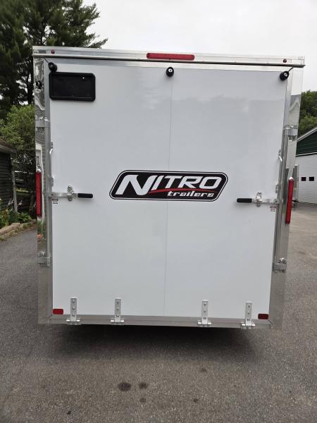 New 2027 Nitro 7x12 Aluminum Cargo trailer with torsion axle extra height & rear ramp Cargo / Enclosed Trailer