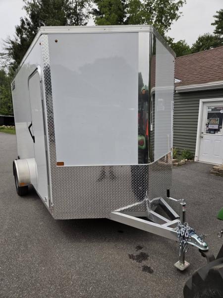 New 2027 Nitro 7x12 Aluminum Cargo trailer with torsion axle extra height & rear ramp Cargo / Enclosed Trailer