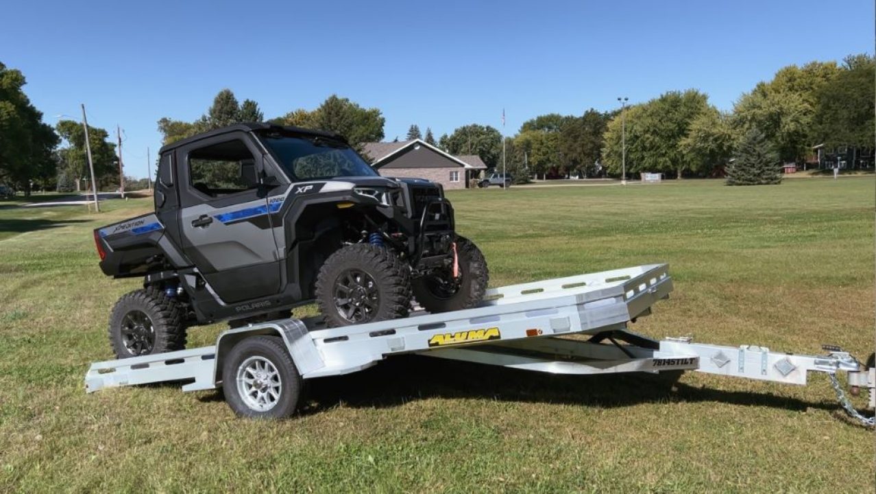 New 2027 Aluma 78"X14' Aluminum Tilt Utility Trailer