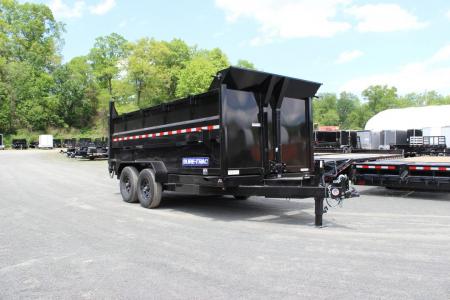 New 2026 Sure-Trac 7x14 14K Telescopic High Side Dump Trailer