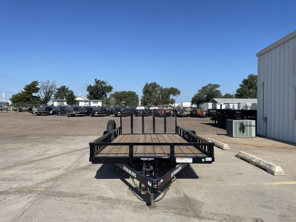 New 2027 PJ Trailers 83" X 14' 5,200 LB Axle With ATV Ramps Utility Trailer