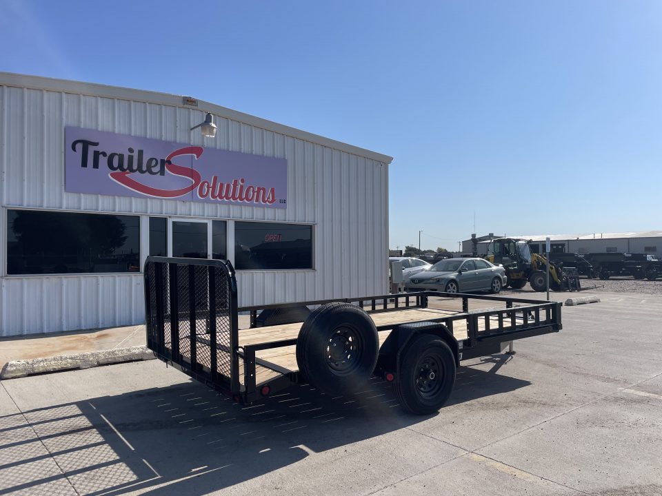 New 2027 PJ Trailers 83" X 14' 5,200 LB Axle With ATV Ramps Utility Trailer
