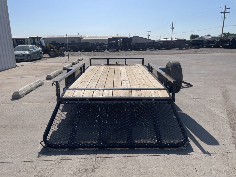 New 2027 PJ Trailers 83" X 14' 5,200 LB Axle With ATV Ramps Utility Trailer