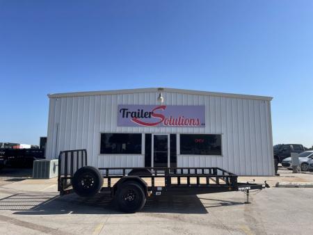 New 2027 PJ Trailers 83" X 14' 5,200 LB Axle With ATV Ramps Utility Trailer