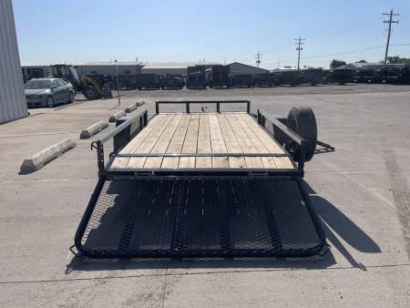New 2027 PJ Trailers 83" X 14' 5,200 LB Axle With ATV Ramps Utility Trailer
