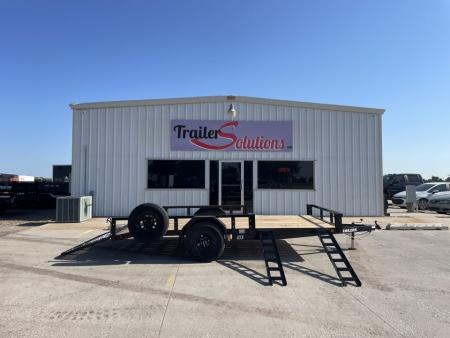 New 2027 PJ Trailers 83" X 14' 5,200 LB Axle With ATV Ramps Utility Trailer