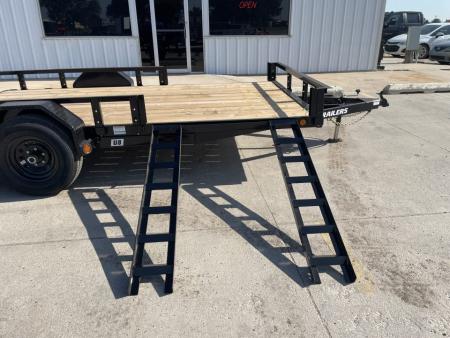 New 2027 PJ Trailers 83" X 14' 5,200 LB Axle With ATV Ramps Utility Trailer