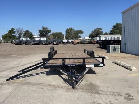 New 2027 PJ Trailers 83" X 14' 5,200 LB Axle With ATV Ramps Utility Trailer