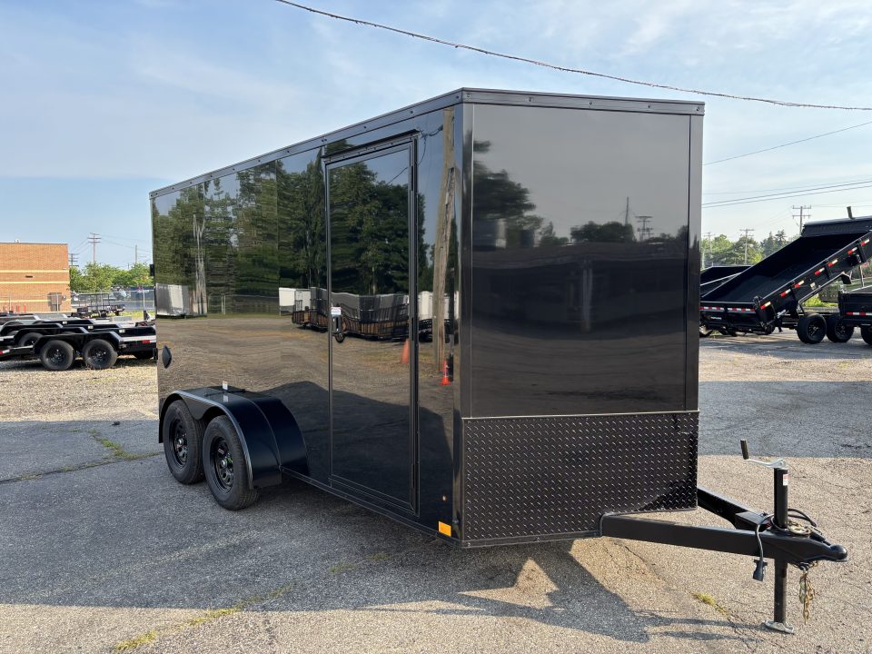 New 2027 Cross Trailers 7x14 7000 GVWR 78" Interior Height Cargo / Enclosed Trailer