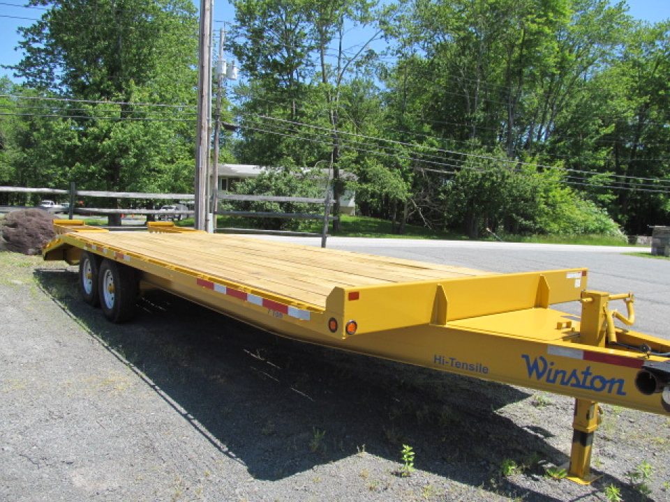 New Winston 7 Ton 20 Plus 5 FT Deckover Equipment Trailer