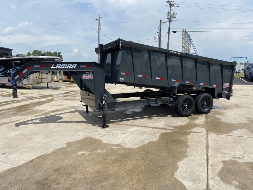 New 83"X16' DT - 14K Telescopic Dump Lamar