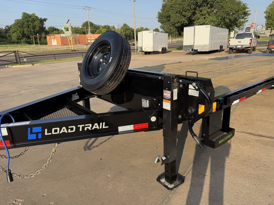 New #390643 2027 LOAD TRAIL PS 25 X 102 TANDEM AXLE BUMPER PULL 16K DECK OVER W/ MAX RAMPS